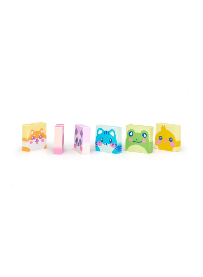 Ooly - 112-114 Hey Critters! Scented Eraser – Set of 6