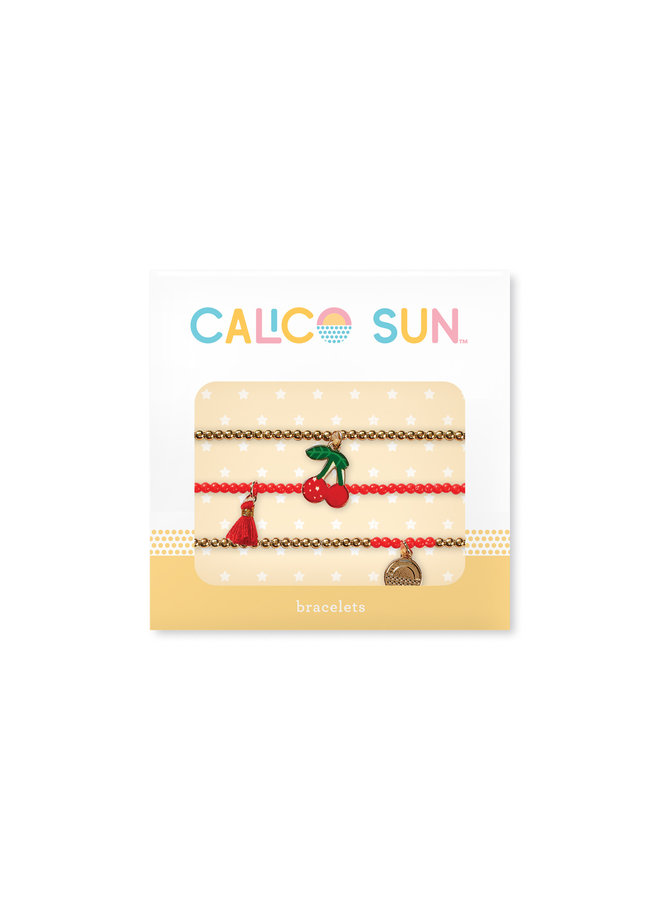 Calico Sun - 202-007 Riley Armbandje kers