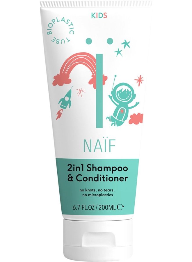 Naif - 2-in-1 Shampoo & Conditioner 200ml