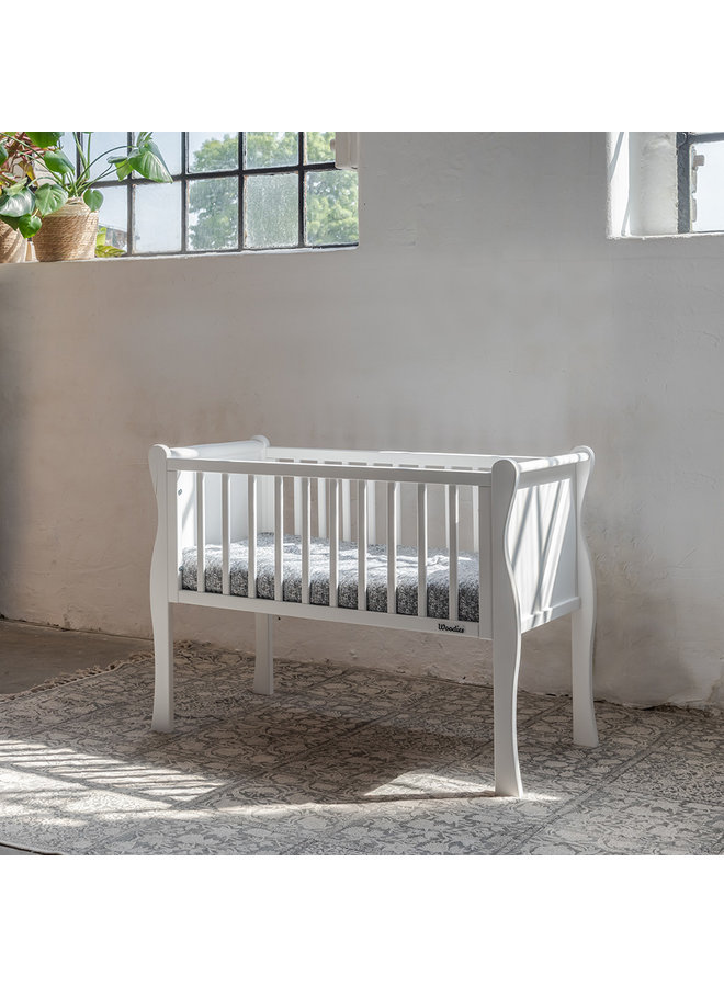 Woodies - Noble Crib - White