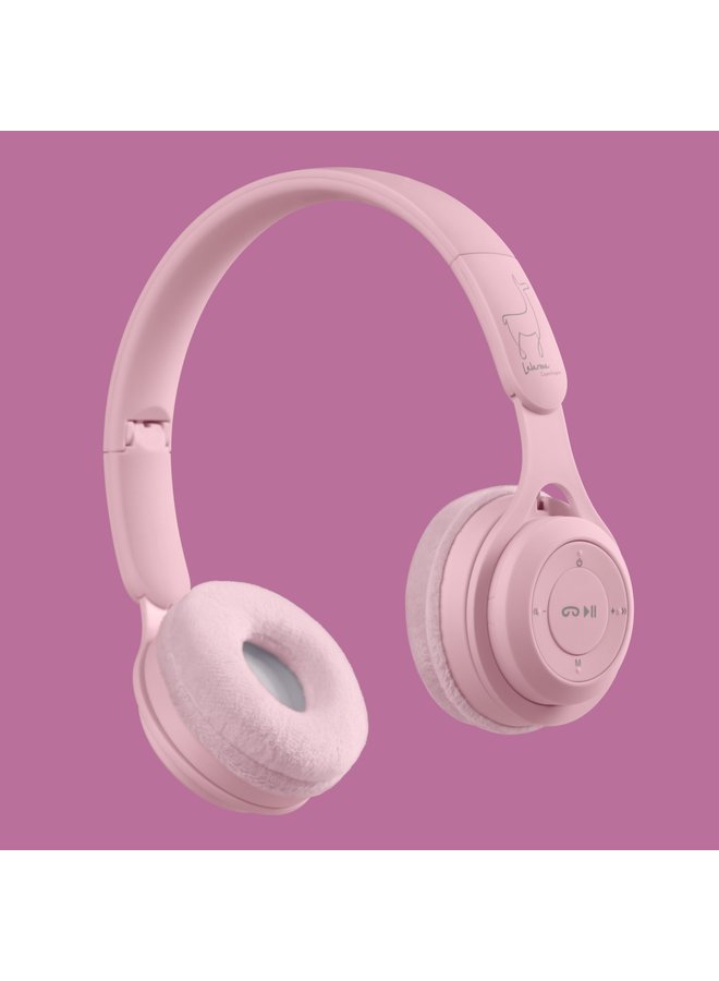 Wireles - Foldable Headphone Pink