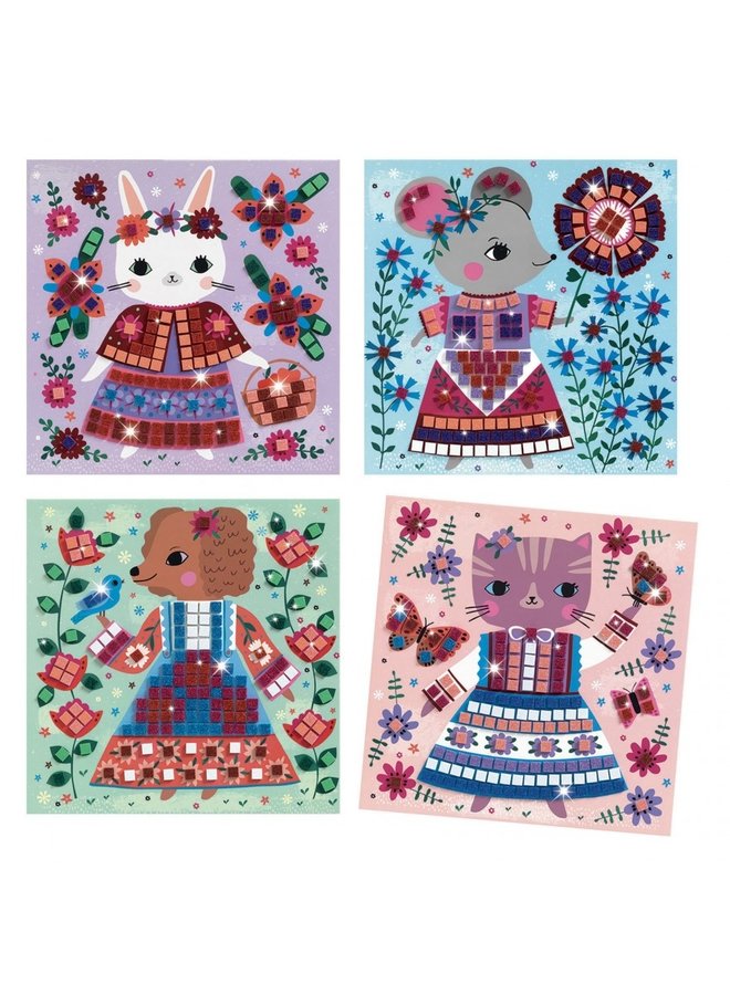 Djeco - Mosaic Sets - Lovely Pets - DJ09425