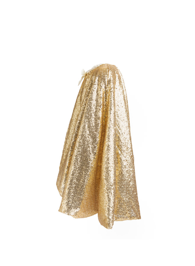 Great Pretenders - Gracious Gold Sequins Cape - 4 / 6Y - 50955