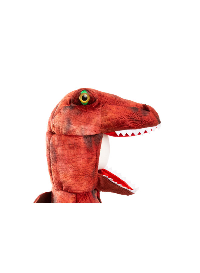 Great Pretenders - Grandasaurus T-Rex Cape & Claws - Red/Black - 56875