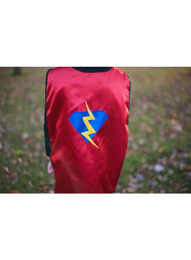 Great Pretenders - Reversible Superhero Tunic/Cape/Mask - 4 / 7Y - 67485