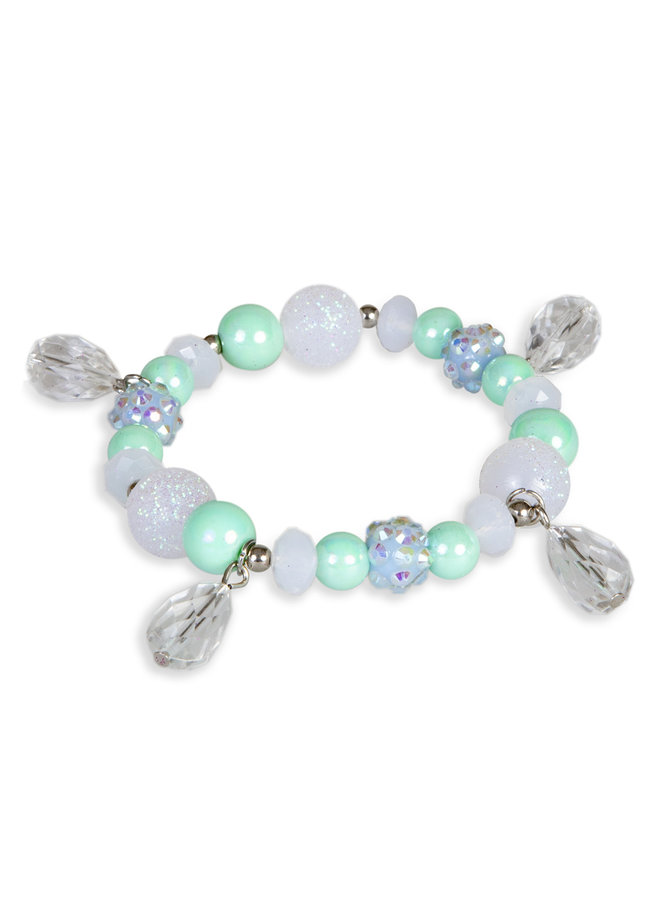 Great Pretenders - Frozen Crystal Bracelet  - Teal/White - 84094