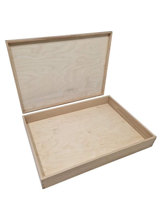 Speelbak met deksel - Beuken