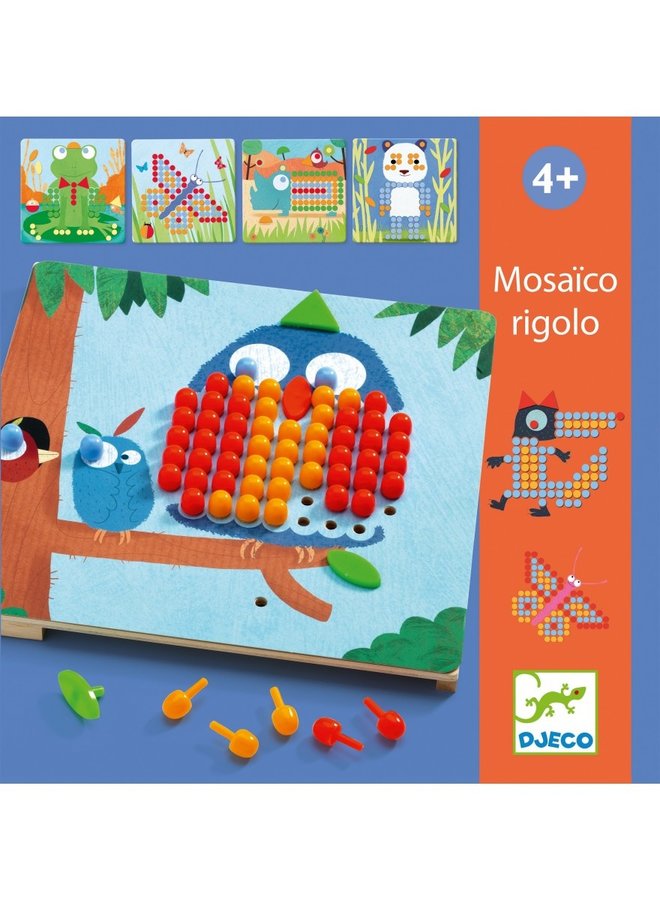 Djeco - Educational Game - Mosaïco Rigolo - DJ08136