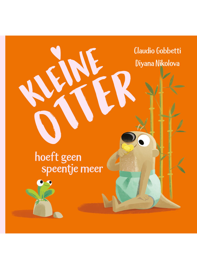 Kleine otter hoeft geen speentje meer