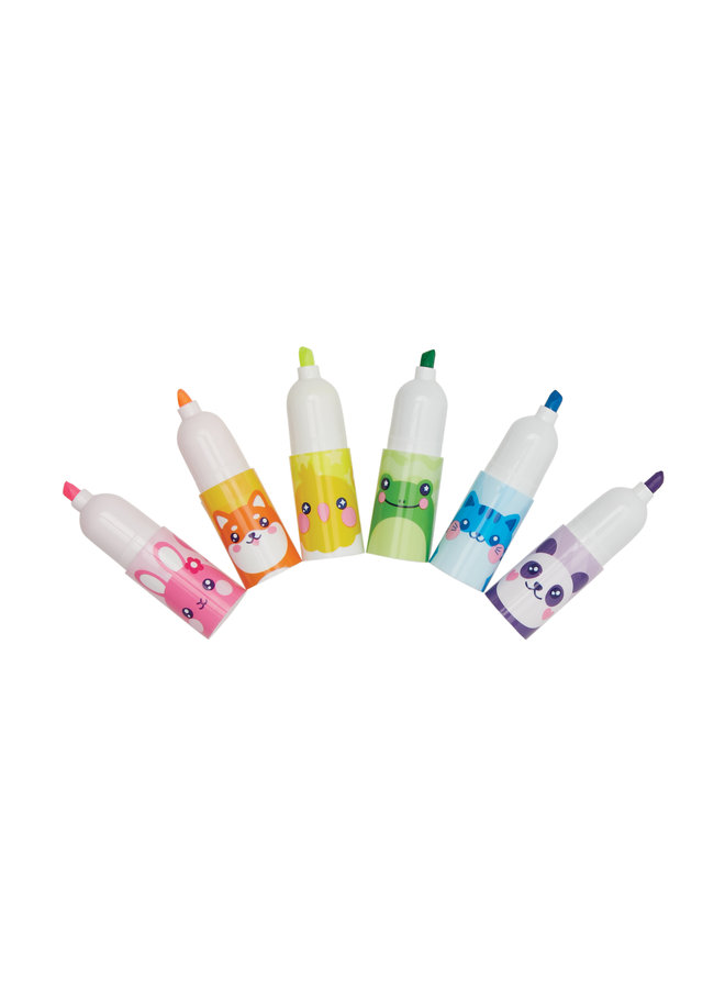 Ooly - 130-093 - Hey Critters – Stacking Highlighters