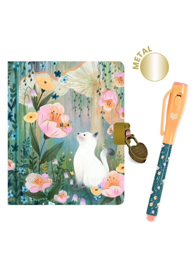 Djeco - DD03650 Kendra Little Secret Notebook + Magic Pen