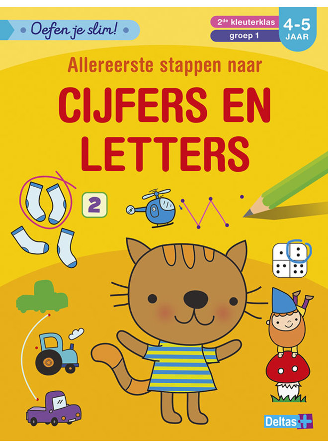 Oefen je slim! Allereerste stappen naar cijfers en letters (4-5 jaar)