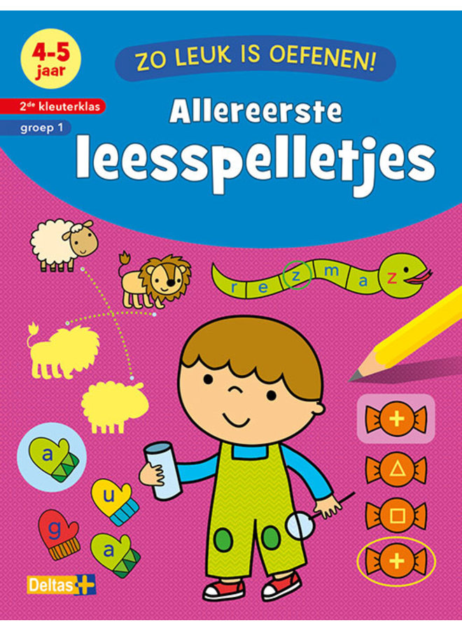 Zo leuk is oefenen! Allereerste leesspelletjes (4-5 jaar)