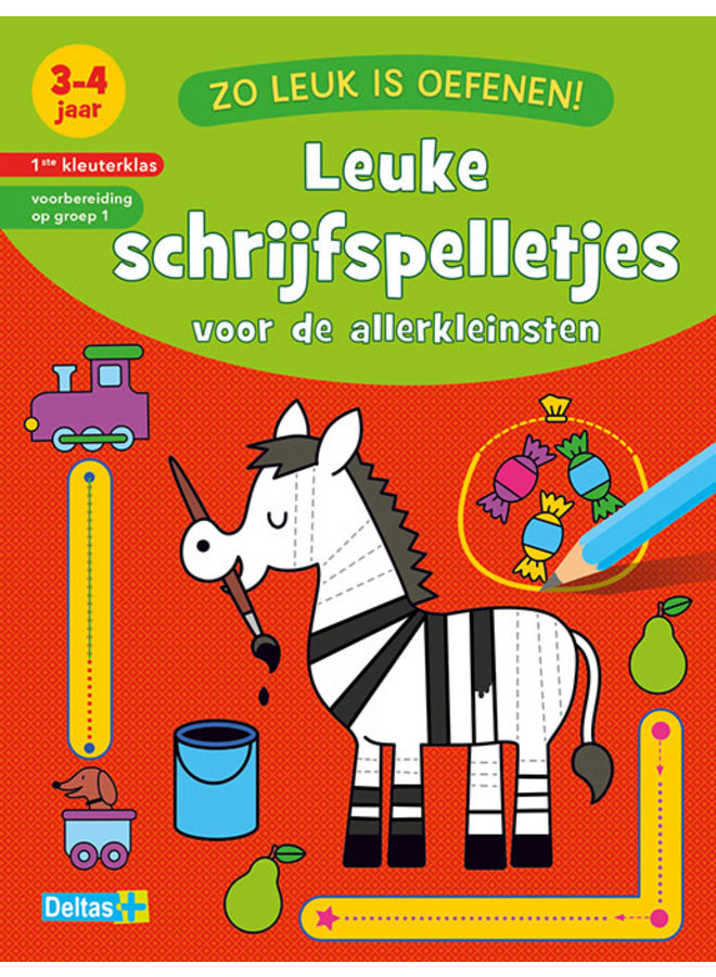 Zo leuk is oefenen! Leuke schrijfspelletjes (3-4 jaar)