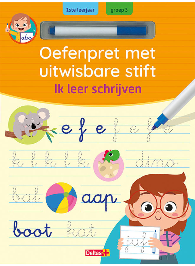 Oefenpret met uitwisbare stift - Ik leer schrijven (6-7 jaar)