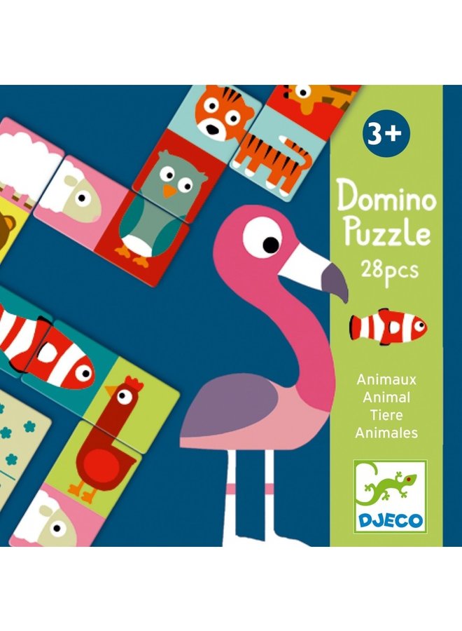 Djeco - Domino Animo Puzzle - DJ08165