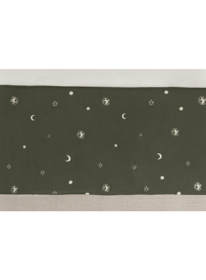 Jollein - Laken Wieg - Stargaze Leaf Green