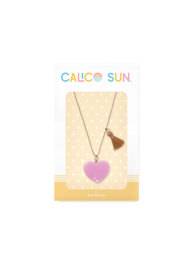 Calico Sun - 201-009 Lily Necklace - Heart