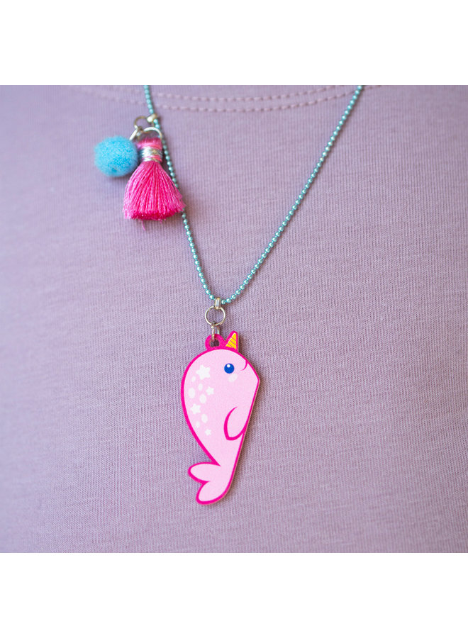 Calico Sun - 201-008 Kourtney Necklace - Narwhal