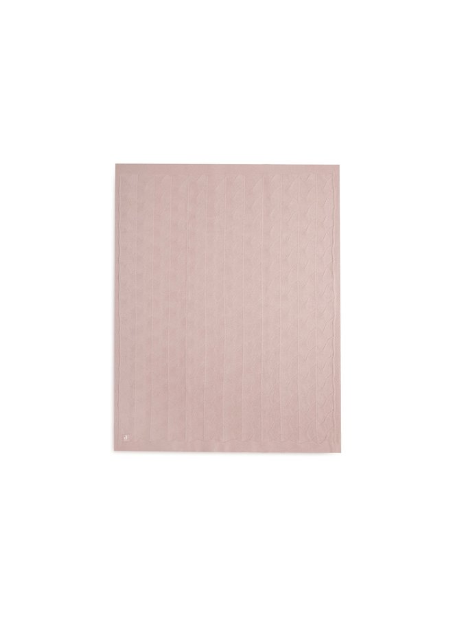 Jollein - Deken Ledikant - 100x150cm - Shell Knit Wild Rose