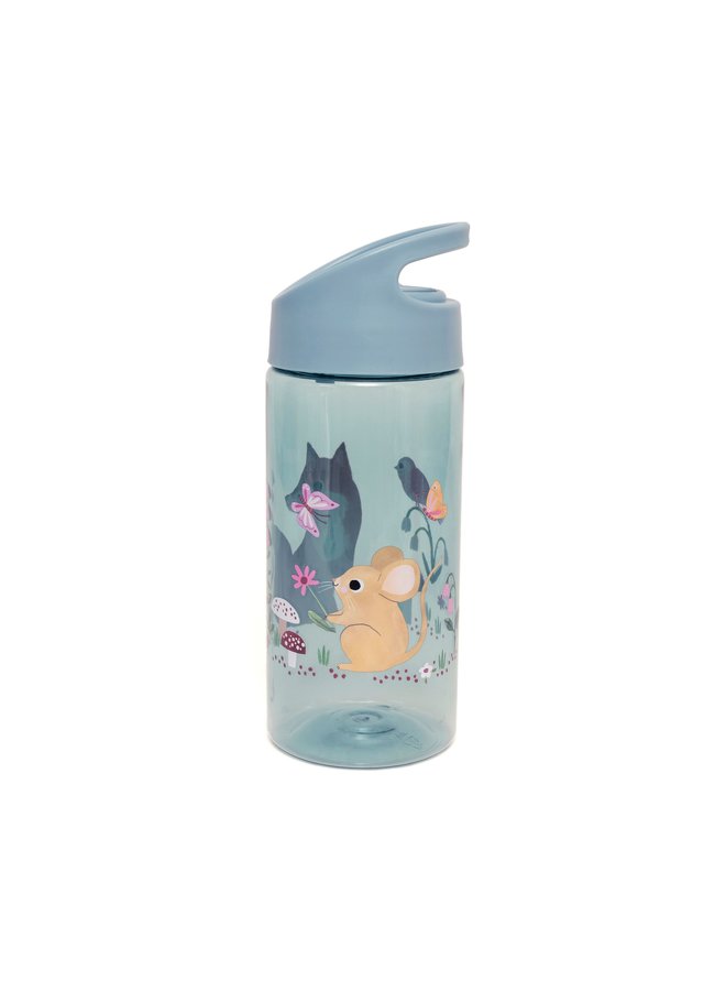 Petit Monkey - Drinking Bottle - Woodland stone blue