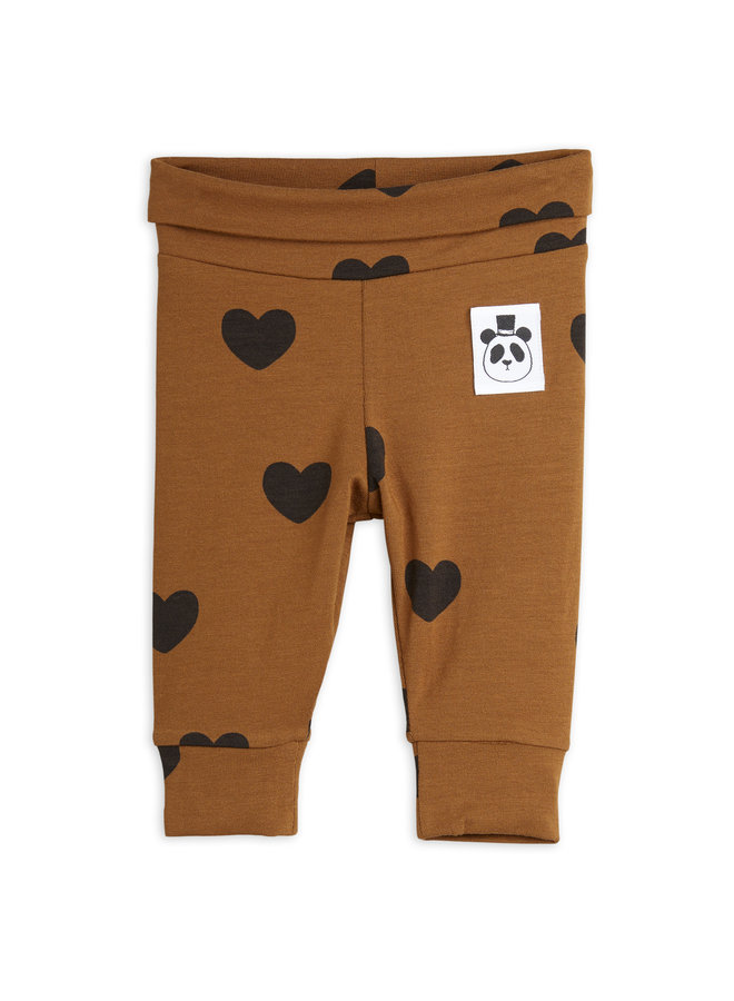 Basic Hearts nb Leggings - Brown