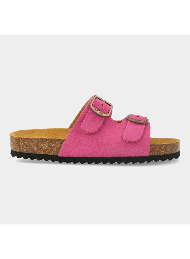 Red Rag - 18000 - Unisex Sandal - Fuchsia Suede