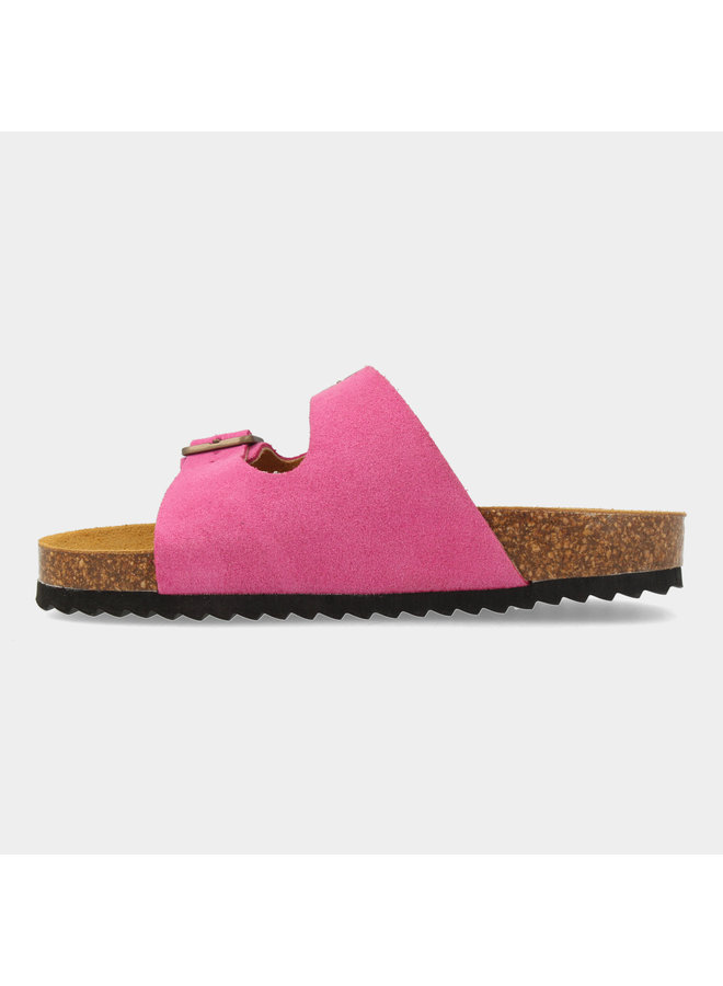 Red Rag - 18000 - Unisex Sandal - Fuchsia Suede