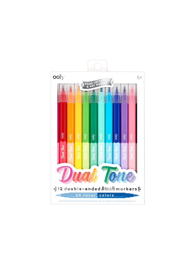 Ooly - 130-085 Dual Tone Double Ended Brush Marker