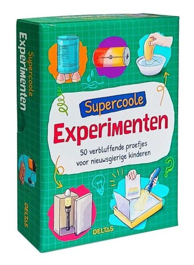 Deltas - Supercoole experimenten - doos met kaarten