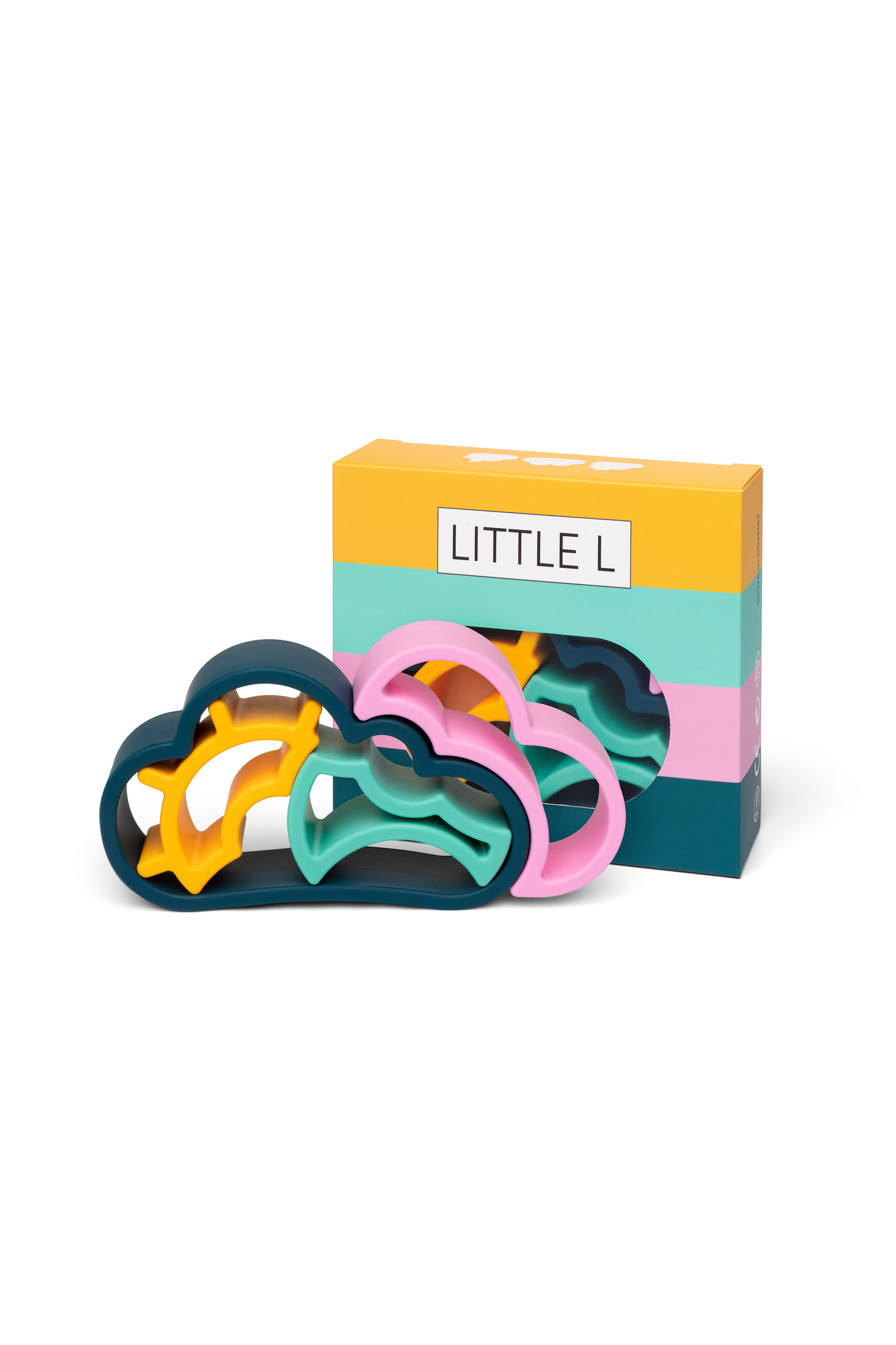 Little L - Wolkenset – Levendige Kleuren - Spruit kids conceptstore