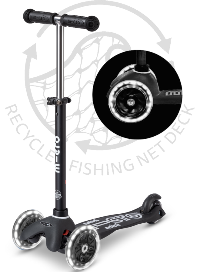 Micro Step - Mini Micro Step Deluxe Eco LED - Zwart