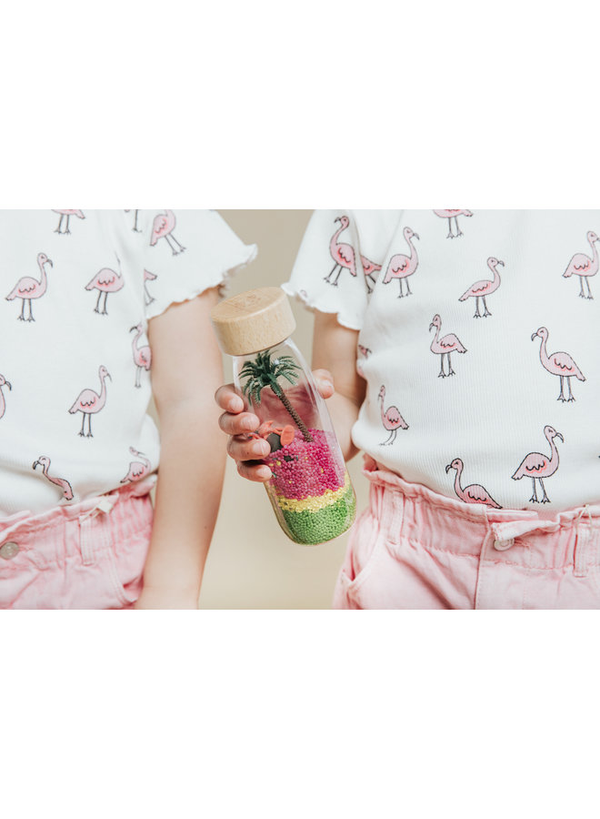 Petit Boum - Sensorische Fles – Flamingo