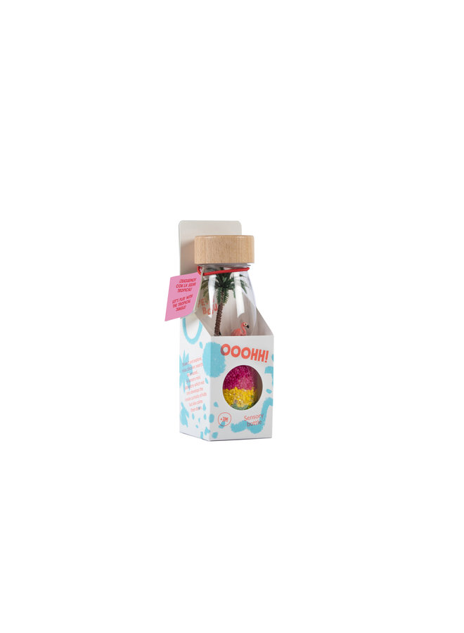 Petit Boum - Sensorische Fles – Flamingo