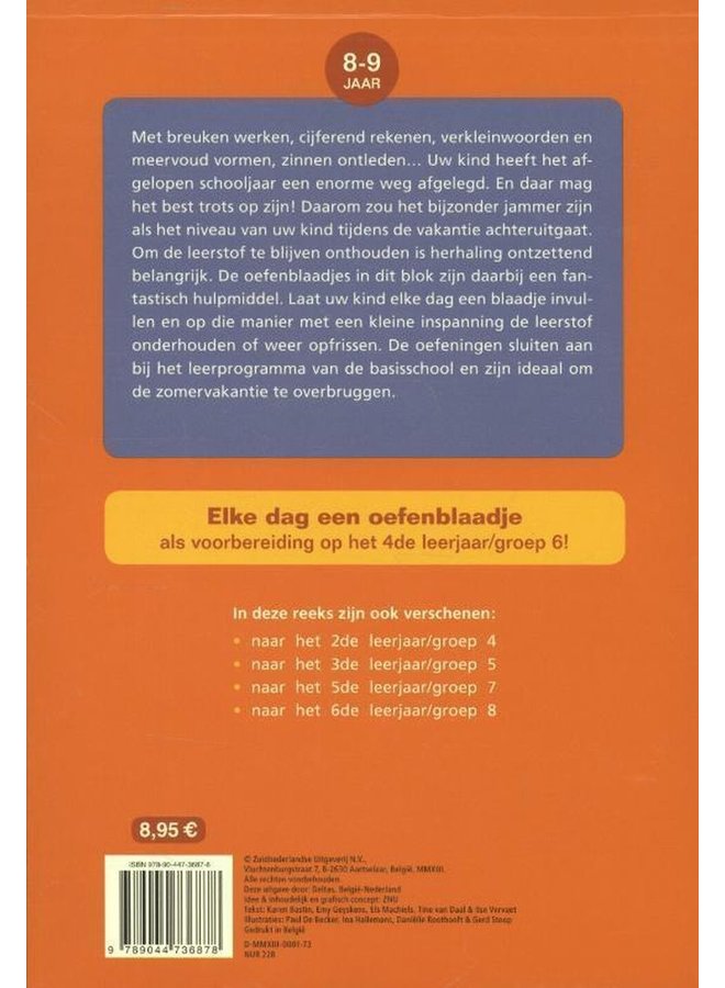 Deltas - Vakantie oefenblaadjes - Naar groep 6