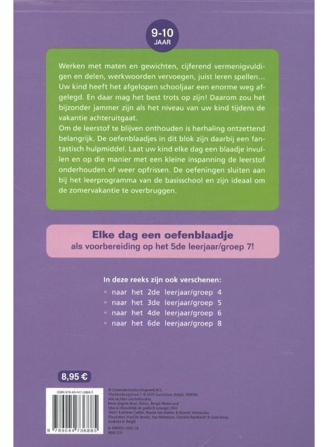 Deltas - Vakantie oefenblaadjes - Naar groep 7