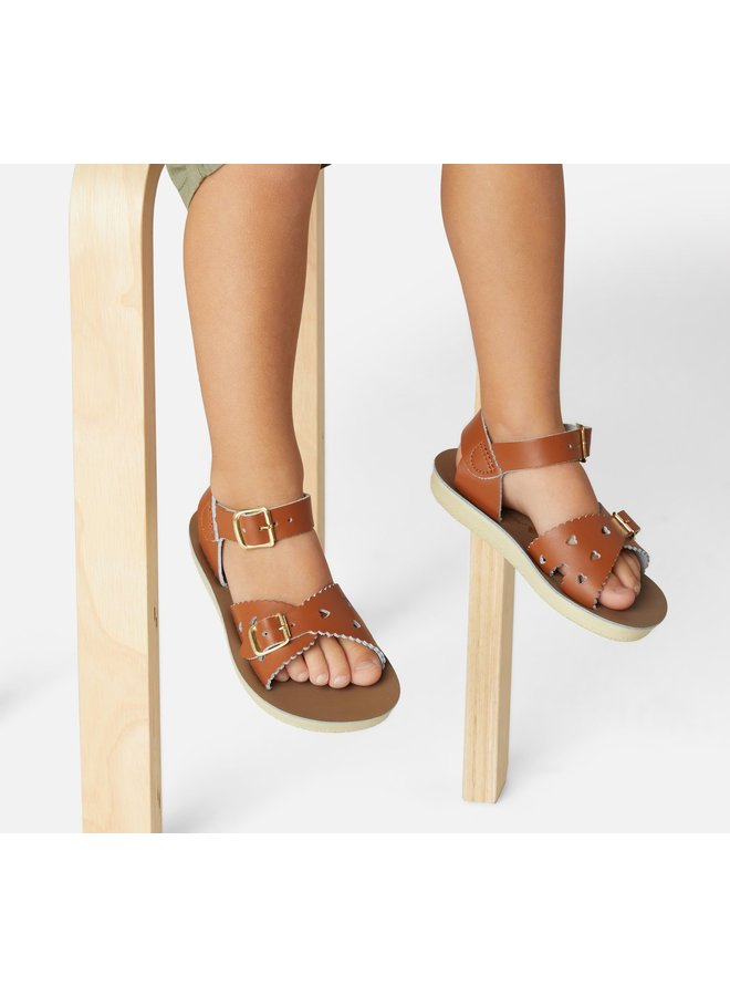 Salt Water Sandals - Sweetheart Child - Tan