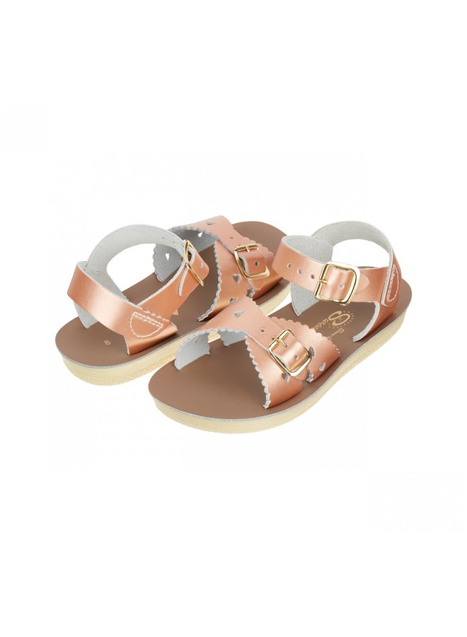 Salt Water Sandals - Sweetheart Child - Rose Gold