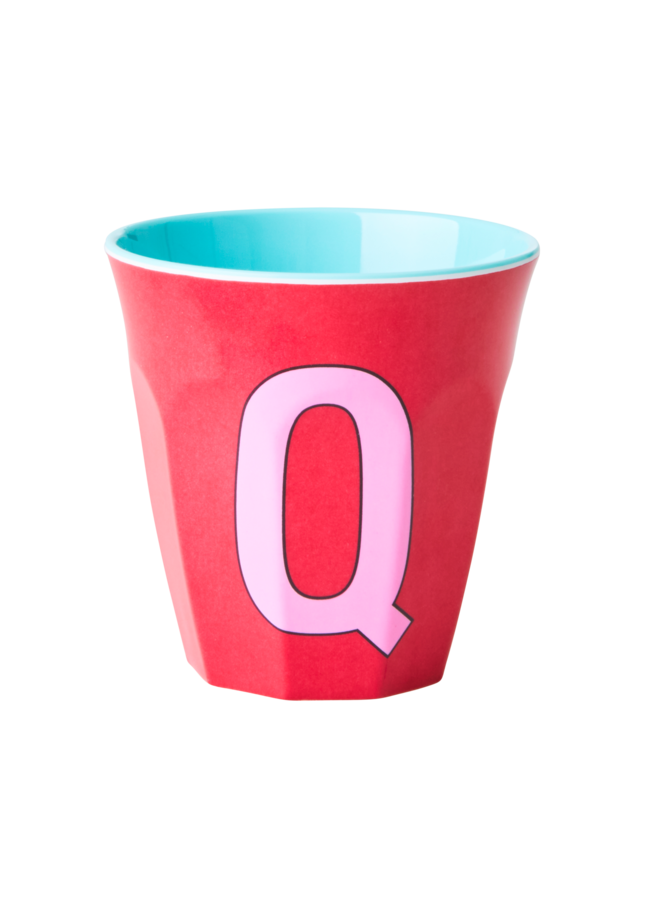 rice - Melamine alfabet - Roze kleuren