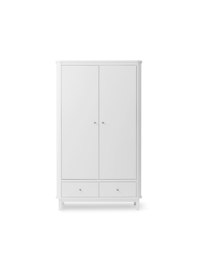 Oliver Furniture - Wardrobe 2 doors, white