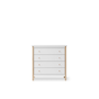 Oliver Furniture - Dresser 4 drawers, white/oak
