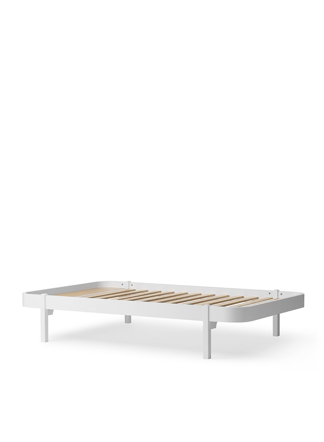 Oliver Furniture - Lounger bed, 120x200 cm, white