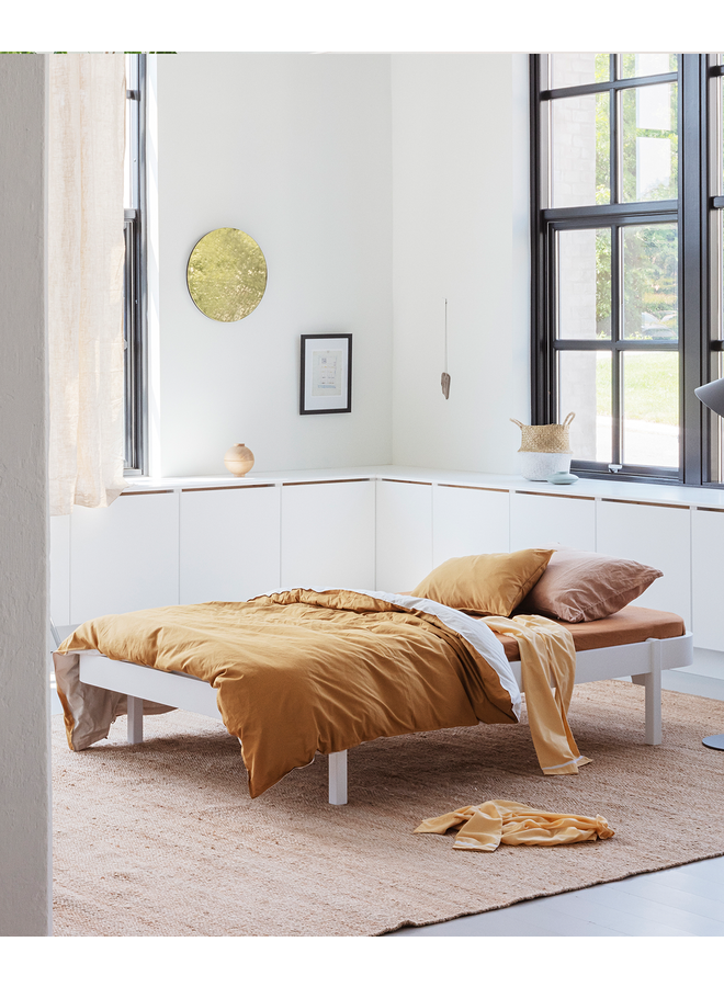 Oliver Furniture - Lounger bed, 120x200 cm, white