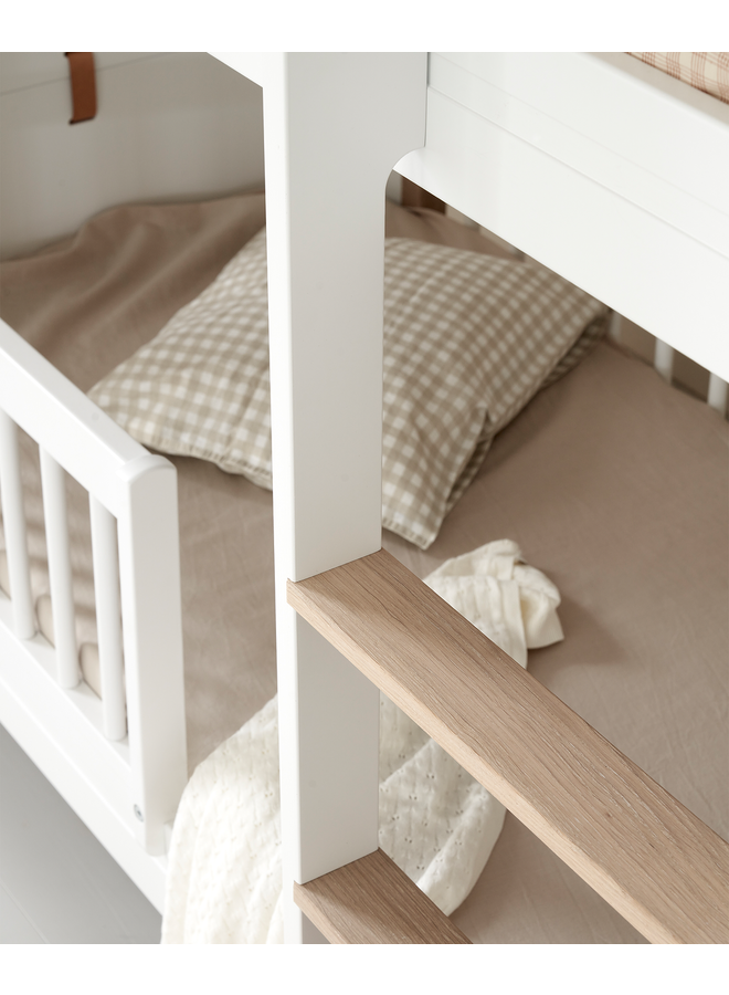 Oliver Furniture - Mini+ low bunk bed white/oak
