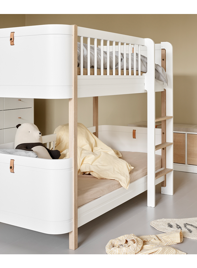 Oliver Furniture - Mini+ low bunk bed white/oak