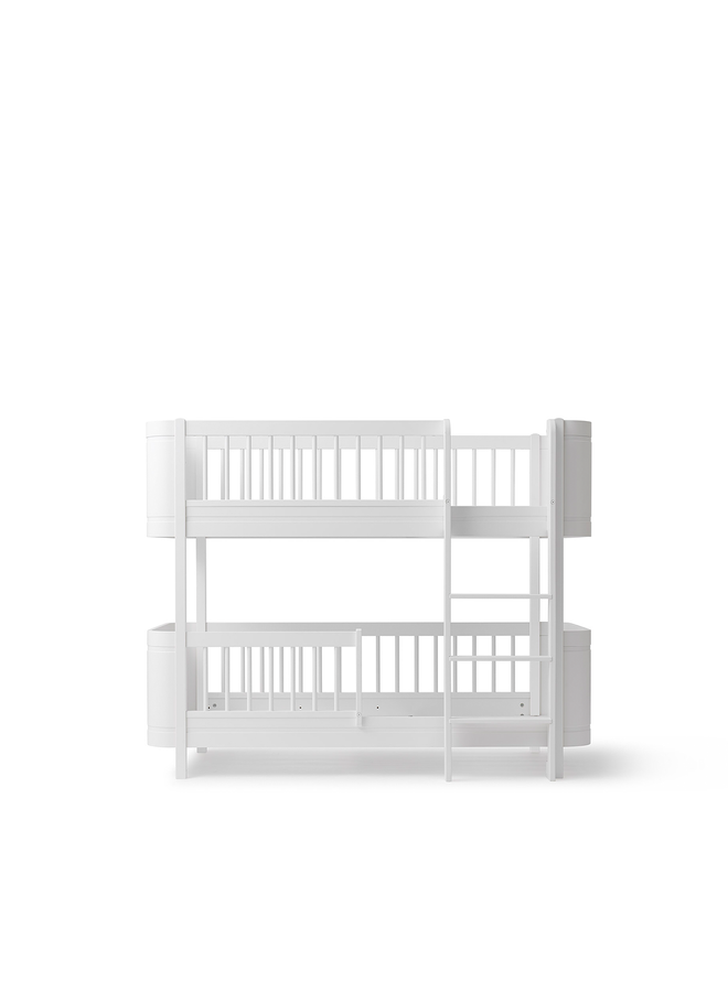 Mini+ low bunk bed white