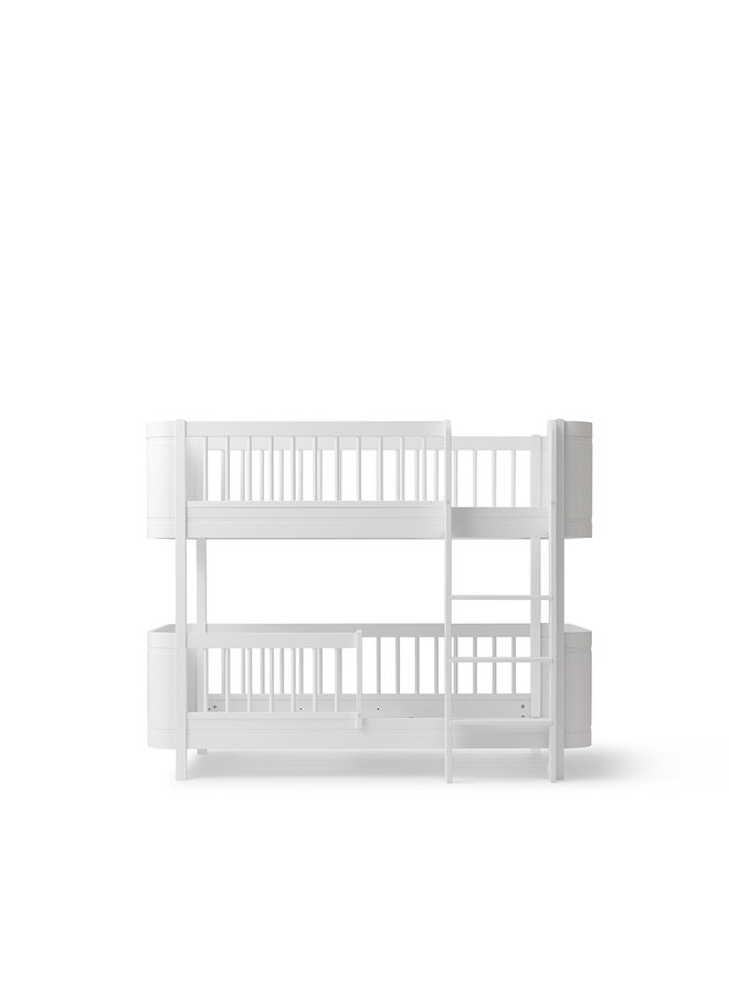 Oliver Furniture - Mini+ low bunk bed white