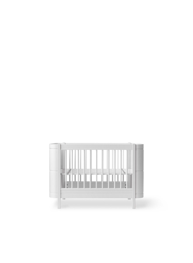 Mini+ cot bed incl. junior kit white