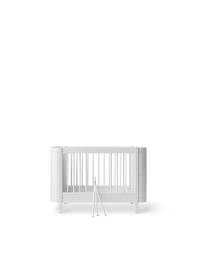 Oliver Furniture - Mini+ cot bed incl. junior kit white