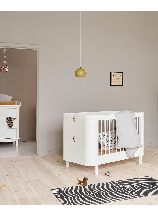 Oliver Furniture - Mini+ cot bed excl. junior kit white